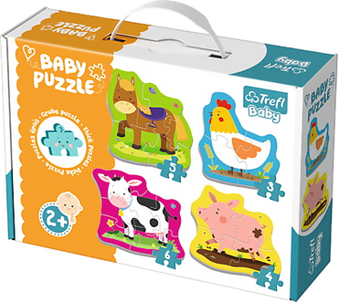 Trefl PUZZLE BABY CLASSIC ZWIERZĘTA NA WSI 18el