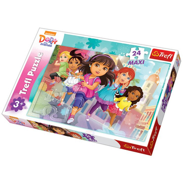 Trefl PUZZLE MAXI DORA I PRZYJACIELE NOWOŚĆ 24 el