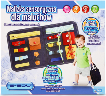 WALIZKA SENSORYCZNA TORBA MANIPULACYJNA MONTESSORI