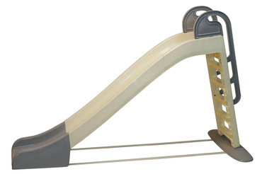 WIELKA ZJEŻDŻALNIA OGRODOWA Z DRABINKĄ SOLIDNA 243CM