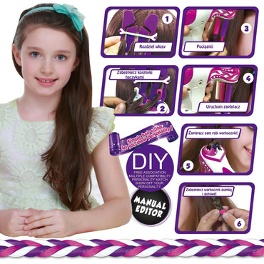 ZAPLATACZ WARKOCZYKÓW WŁOSÓW WARKOCZY BRAIDS  ZAPLATARKA